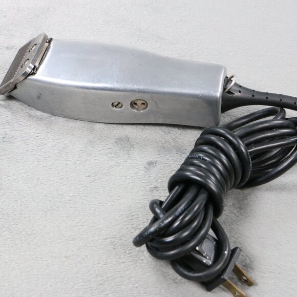 Vintage Andis Master ML Adjustable Blade Hair Clipper With Cord All Silver - Picture 9 of 12